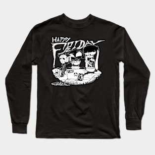 HAPPY FRIDAY (white) Long Sleeve T-Shirt